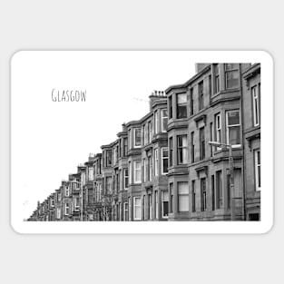 Glasgow Tenement Design Sticker